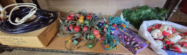 Vintage Christmas Light Strings 1