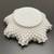 Fenton Milk Glass Hobnail ruffled low bowl 8” 8 thumbnail