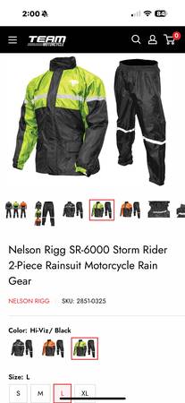 Motorcycle Rain Suit and boot covers 1