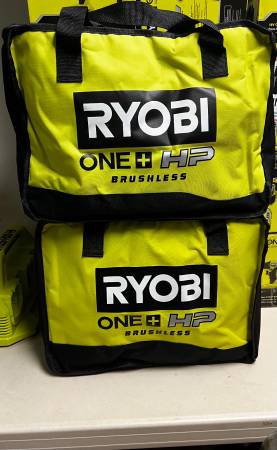 2X Ryobi Large Contractor Tool Heavy Duty Bag for Power and Hand Tools 1
