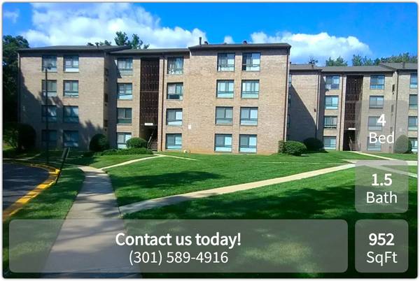 $2,377 / 4br - 952ft2 - Fabulous 952 sq ft, 4 bed, 1.5 bath. Access to bus and transportation (Silver Spring)63822292795011122