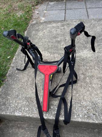 Foldable compact 2 bike rack 1