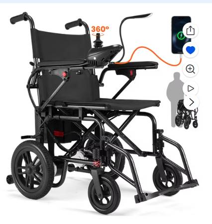Arshin foldable electric wheelchair 1