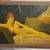 Massive 71” Vintage Nude Oil Painting – Framed Original Large Artwork 10 thumbnail