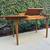 Mid Century Modern Teak Oval Butterfly Leaf Dining Table. 2 thumbnail