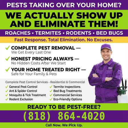 ✅✅Pest Control Services & Exterminators – End Your Pest Problem Today 1