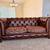 Restoration Hardware Kensington Leather Sofa – 7’ Vintage Cigar Cheste 1 thumbnail