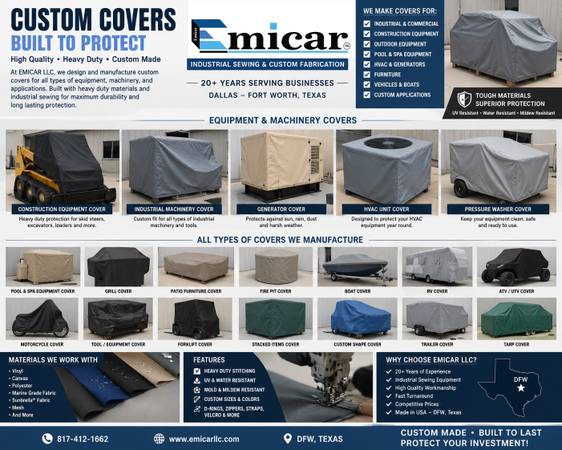 AVAILABLE PRODUCTION CAPACITY – INDUSTRIAL SEWING CONTRACTOR 1