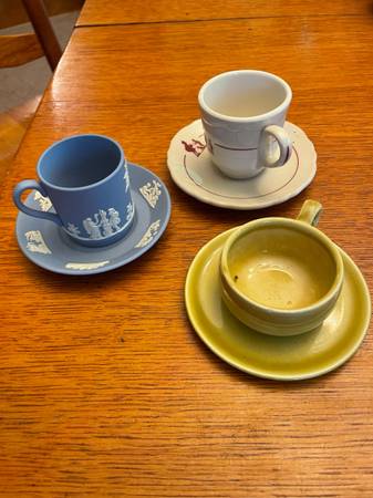 Espresso cups and saucees 1