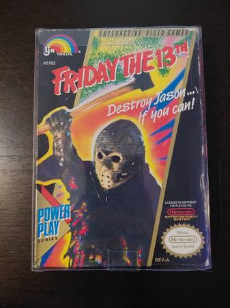 Nintendo nes friday the 13th video game 1