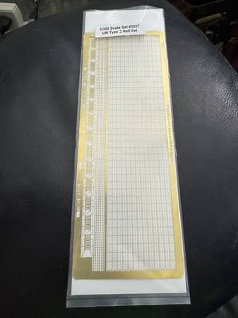 Tom's Modelworks 1/350 Scale Set #3527 IJN Type 2 Rail Set Photo Etch 1