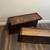 Vintage Edwardian style oak glazed two-shelf bookcase 9 thumbnail