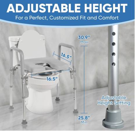 Commode, toilet/shower chair, bedpan 1