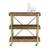Wooden and Gold Bar Cart - Like New! 7 thumbnail