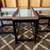 Pottery Barn Black & Wicker Sofa Table and 2 Side Tables 2 thumbnail