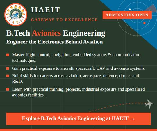 B.Tech in Avionics Engineering Course & Career Scope | IIAEIT 1