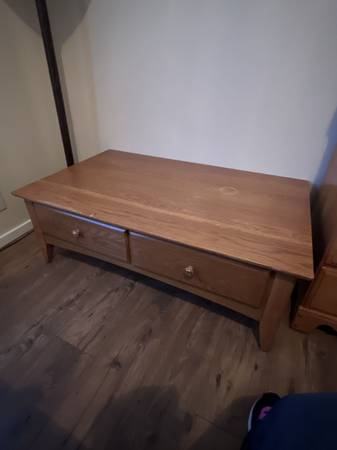 Solid Oak Coffee Table 1