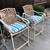 Pub/Bar Style Patio Bar Stool/Chair Set (2) 4 thumbnail