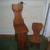 Antique Pair of Pine Farmhouse Chairs 1 thumbnail