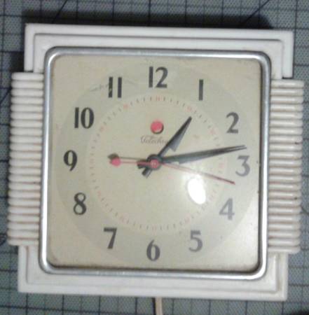 Vintage Kitchen Clock 1950-60's 1