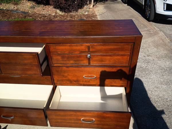 Cherry wood bed set 1