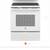 New White GE Glass Top Electric Stove 30" 5 thumbnail