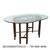 Vintage Hickory Chair Glass Dining Set (Was 4800) 7 thumbnail