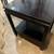 Kravet Furniture Mahogany Side Table. Saddle brown. Silver hardware. Model Avery 8 thumbnail