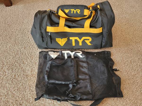 TYR large duffle bag & ULTRALIGHT breathable backpack.  Both like new 1