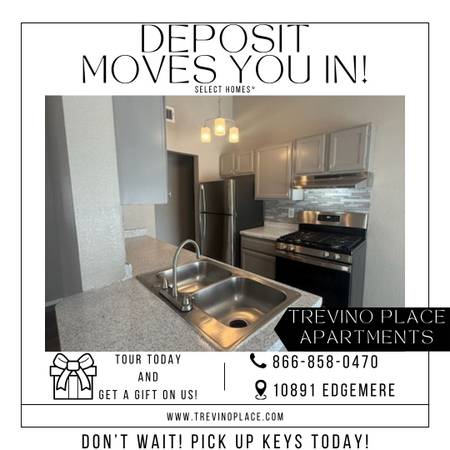 $1 / 1br - 🍬 SWEETER THAN CANDY – 1 MONTH CREDIT INCLUDED (Trevino Place on 10891 Edgemere)63971558160258120