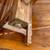 Mission Style Arts and Crafts Round Oak Lamp Table with Spindle Legs 12 thumbnail