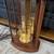 Table Lamp etched glass wheat night light candle vintage 9 thumbnail