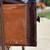 Antique Solid Wood Vanity w/Drawer - Vintage Desk w/ Dark Brown Finish 10 thumbnail