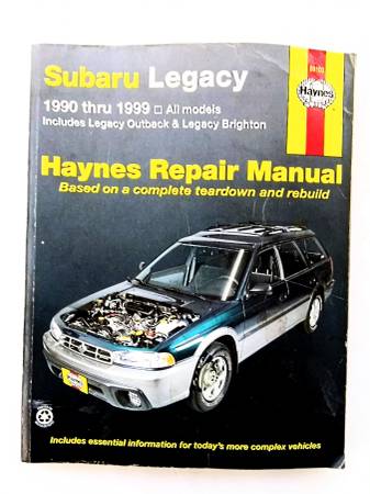Subaru Legacy 1990-1999 Repair Manual 1