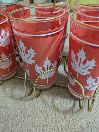 Hazel Atlas Complete Peach Frost Set 1