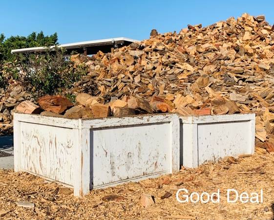 1/4 cord mixed chunk wood-FIREWOOD 1