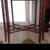Vintage wood brass glass serving table, ends table 3 thumbnail