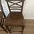 Ethan Allen Blake wood Counter stools set of 2 10 thumbnail