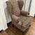 Queen Anne Style Wingback Accent Chair and Ottoman 5 thumbnail