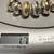 LC Liz Claiborne gold & silver clunky beaded necklace 16" long + 4" ex 11 thumbnail