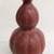 Vintage Chinese Red Glazed Porcelain Gord Shaped Vase 3 thumbnail