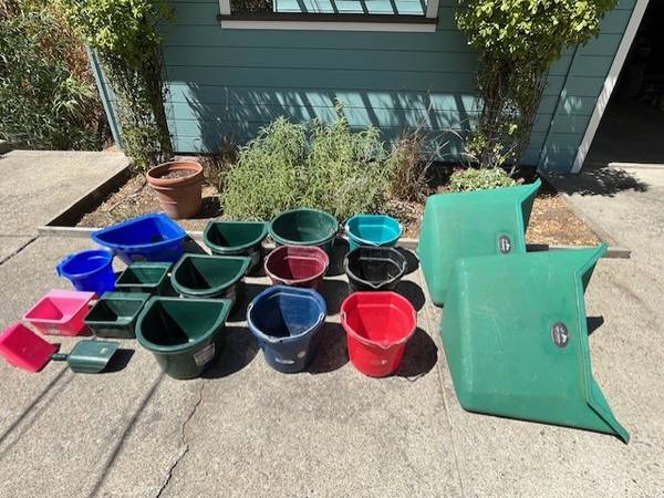 Horse/Goat Feed Buckets 1
