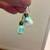 White & turquoise stone earrings 1 thumbnail