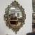 Gold/Bronze Color Ornate Floral Oval Mirror 3 thumbnail