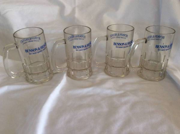4 COLLECTABLE  BENSON AND  HEDGES  MUGS 1