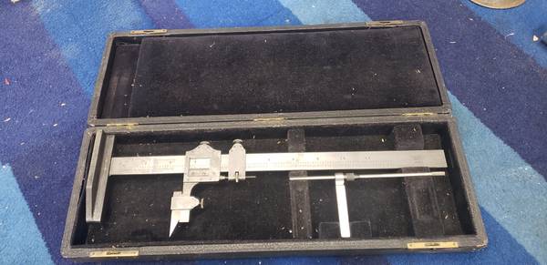 Vintage L.S. Starrett 454 Vernier Height Gauge Gage 12" 1