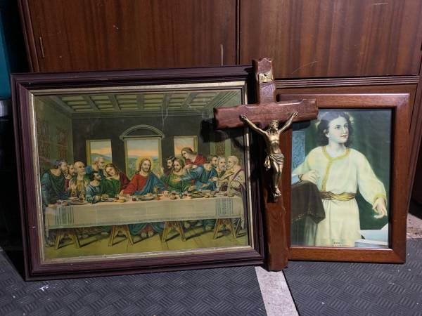 Christian Pictures and Crucifix 1