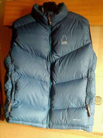 Sierra Designs Blue Puffy Down Vest (Mens Large) 1
