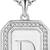.925 Sterling Silver Initial D Pendant 1 thumbnail
