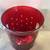 Xmas Red Glass Ice Bucket 1 thumbnail